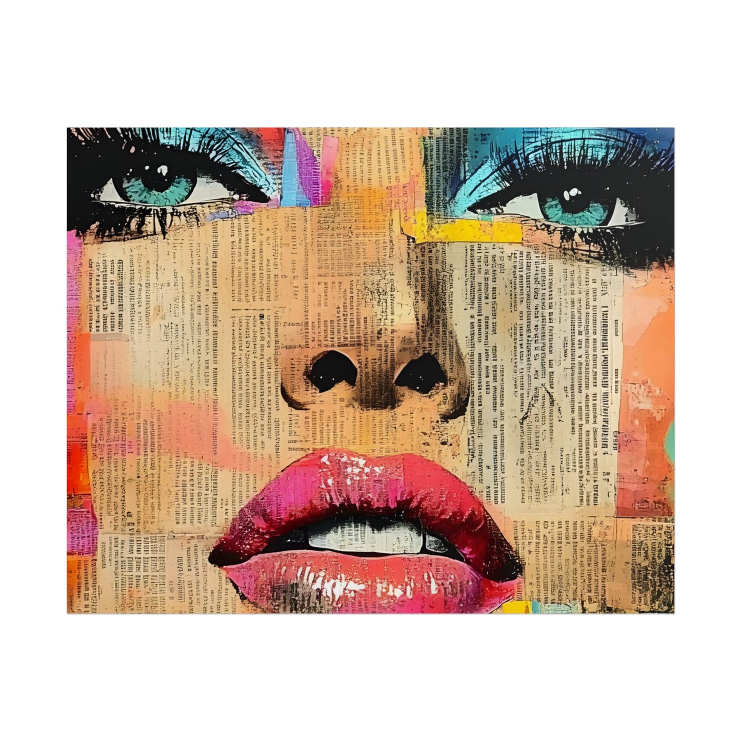 Retro Pop Culture Woman 12 , wall art, Art lovers poster