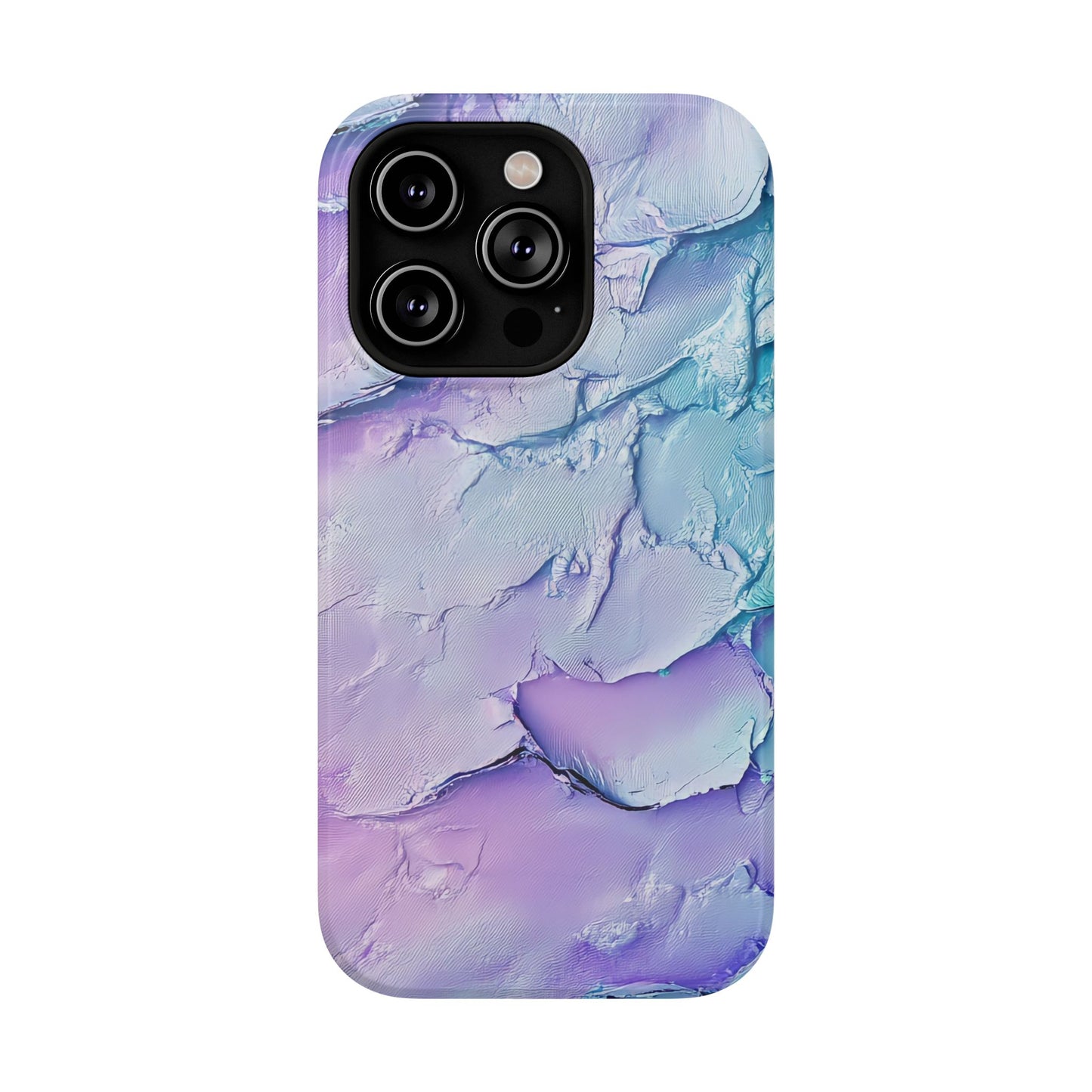 Vibrant Impact-Resistant Phone Case - Colorful Texture Design