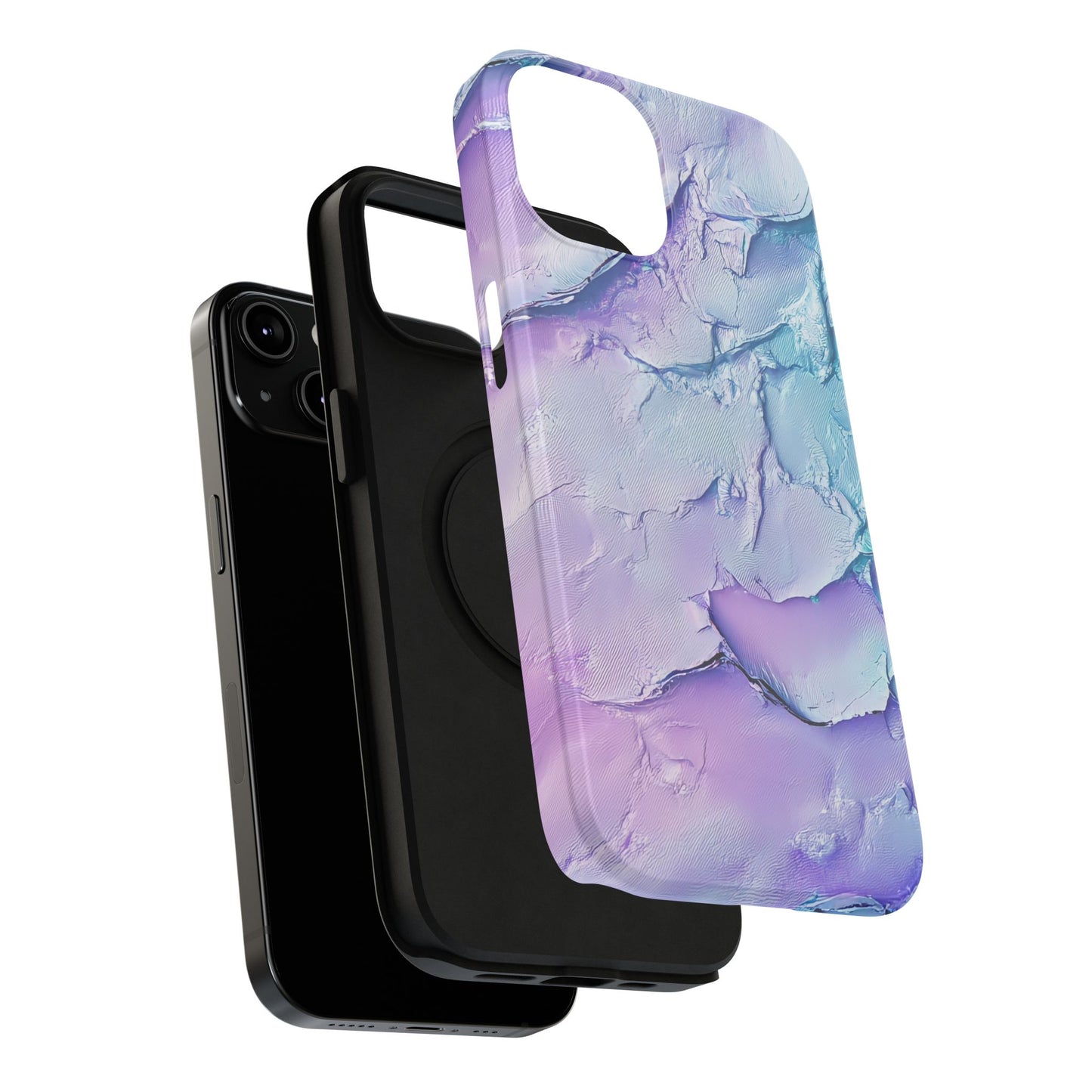 Vibrant Impact-Resistant Phone Case - Colorful Texture Design