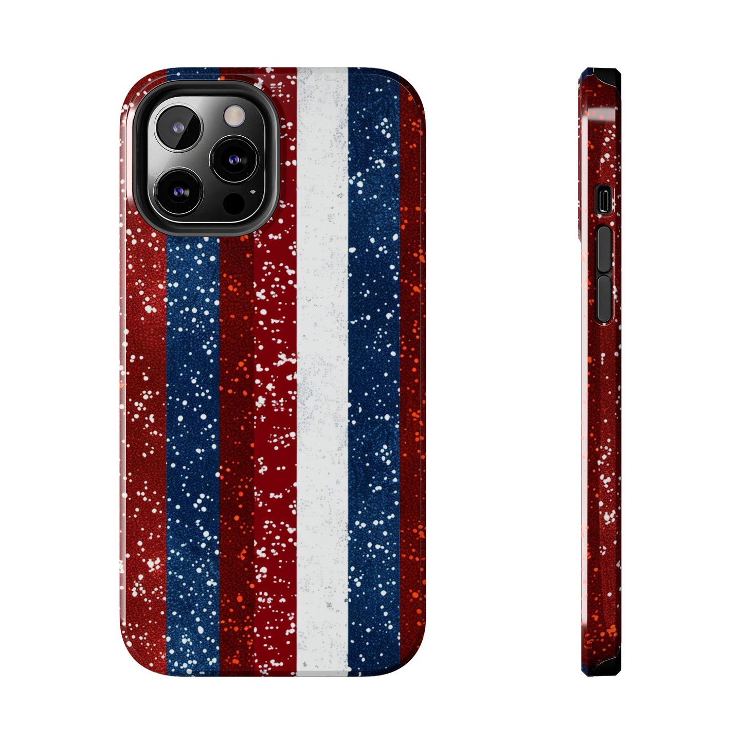 Patriotic Glitter Tough Phone Case