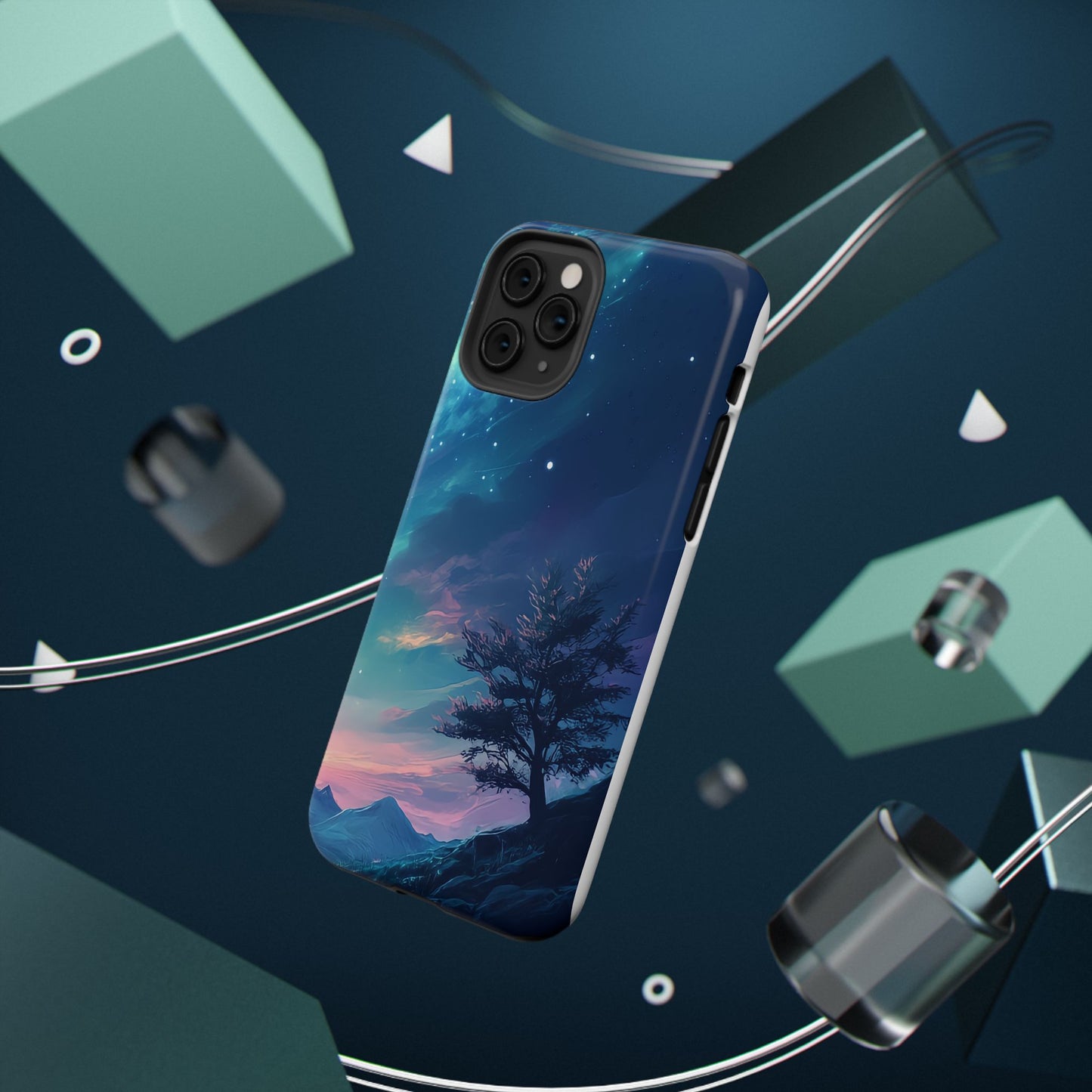Stunning Galaxy Tree Impact-Resistant Phone Case