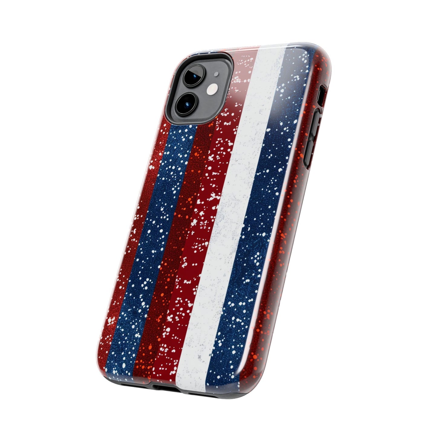 Patriotic Glitter Tough Phone Case