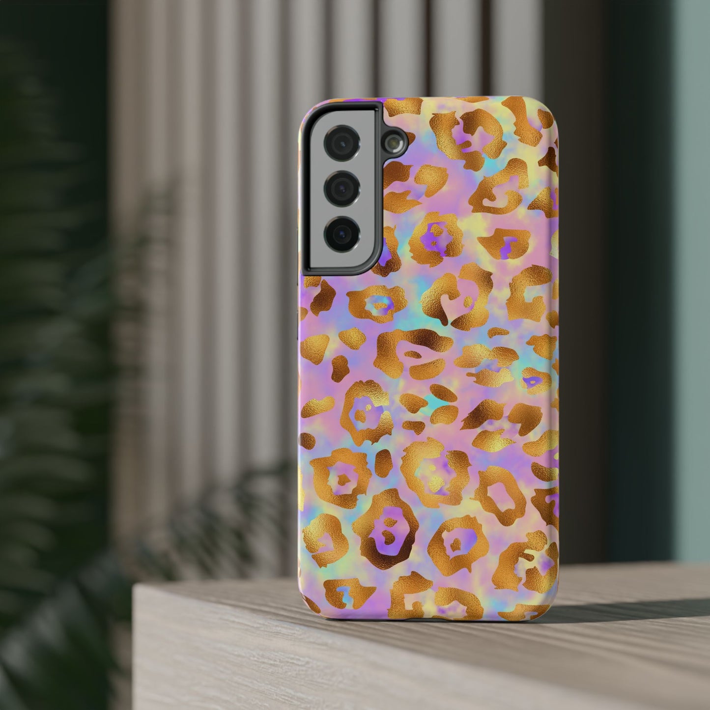 Leopard Print Impact-Resistant Phone Case