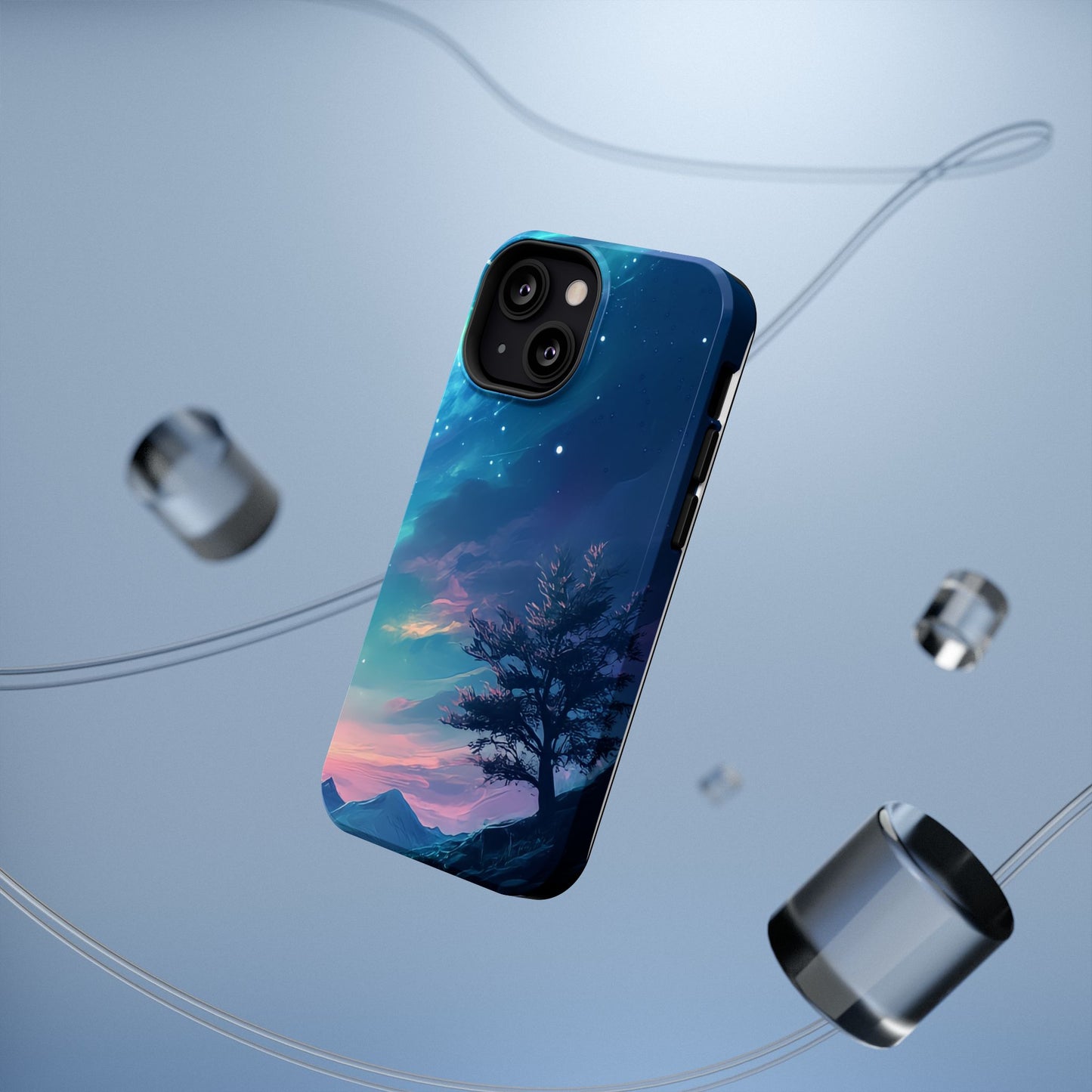 Stunning Galaxy Tree Impact-Resistant Phone Case