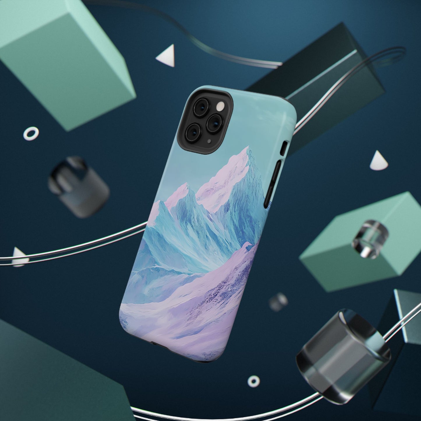 Mountain Landscape Phone Case - Impact-Resistant Protection for Nature Lovers