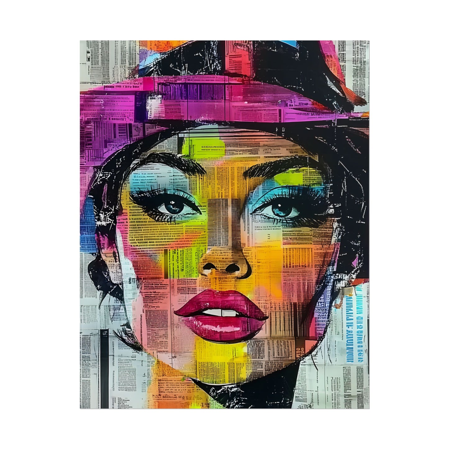 Retro Pop Culture Woman 9 - Wall Art, Retro Art