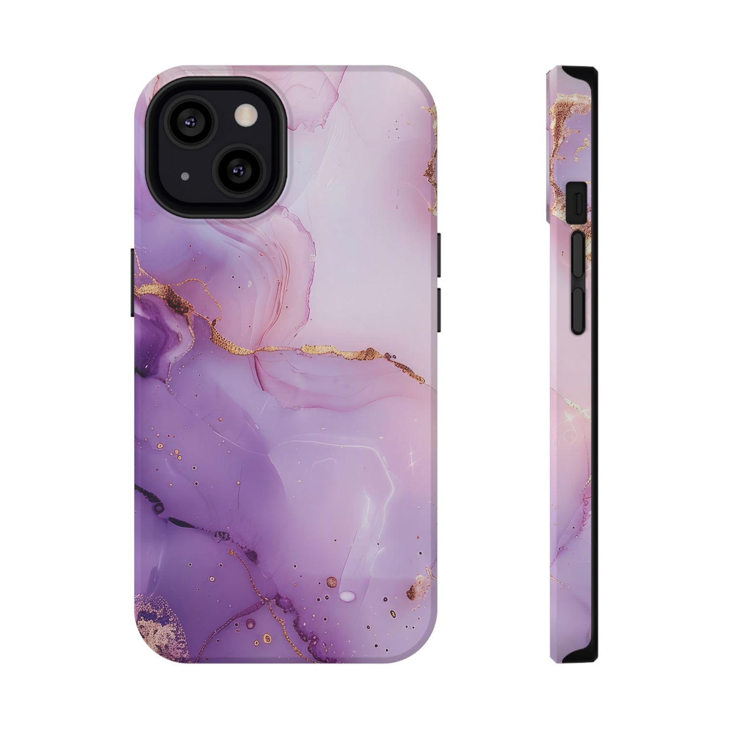 Elegant Purple Marble iPhone Case