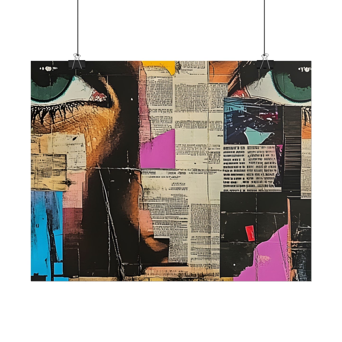 Wall Art Poster - Retro Pop Culture Woman 14 Comic Book Style