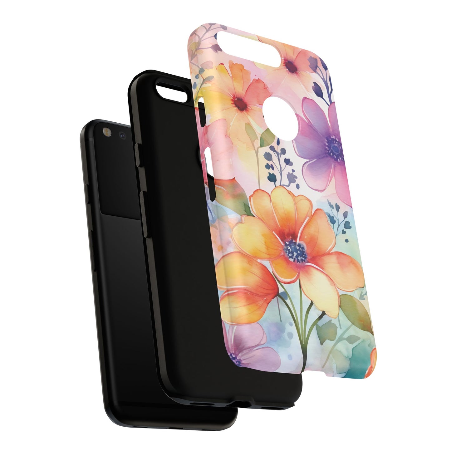Floral Tough Case for Google Pixel- theme 1