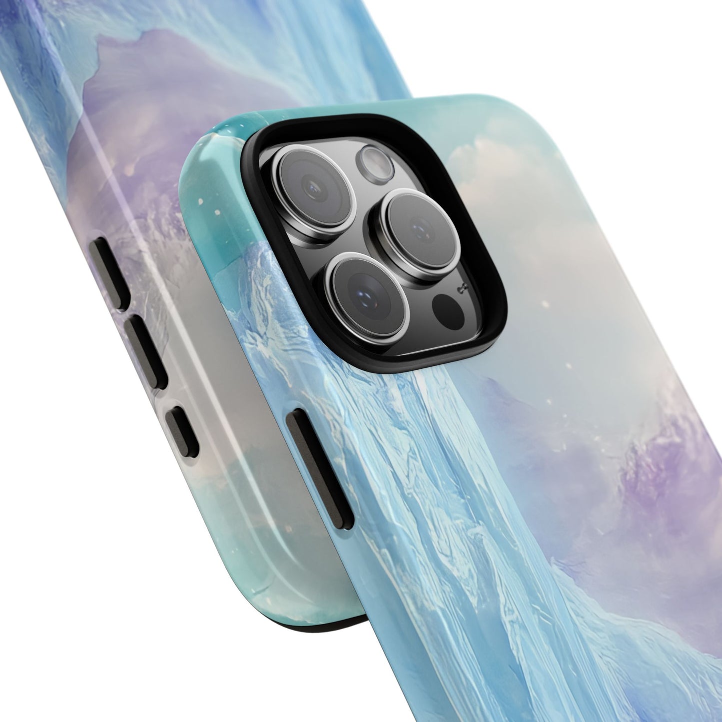 Artistic Phone Case with Iceberg Design