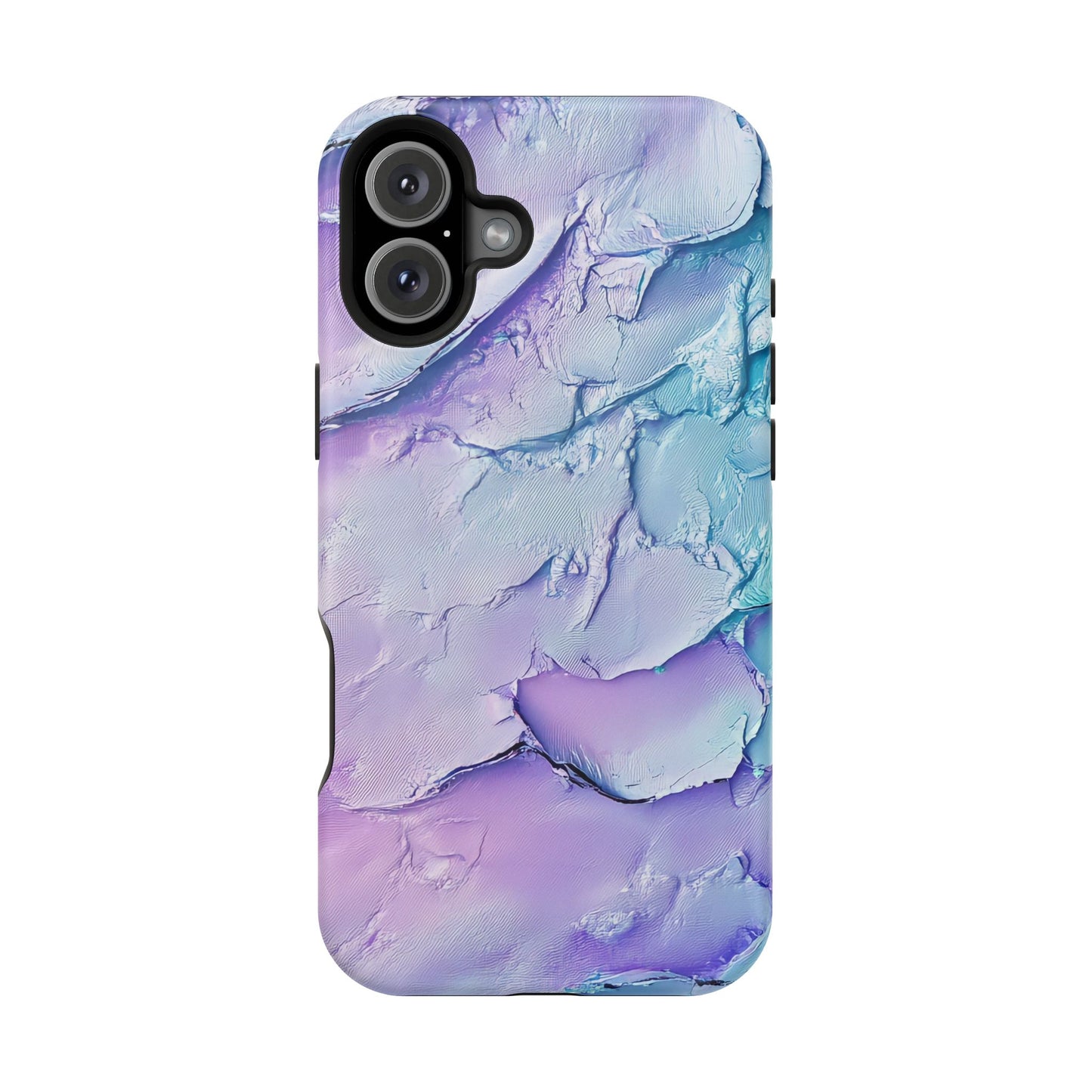 Vibrant Impact-Resistant Phone Case - Colorful Texture Design