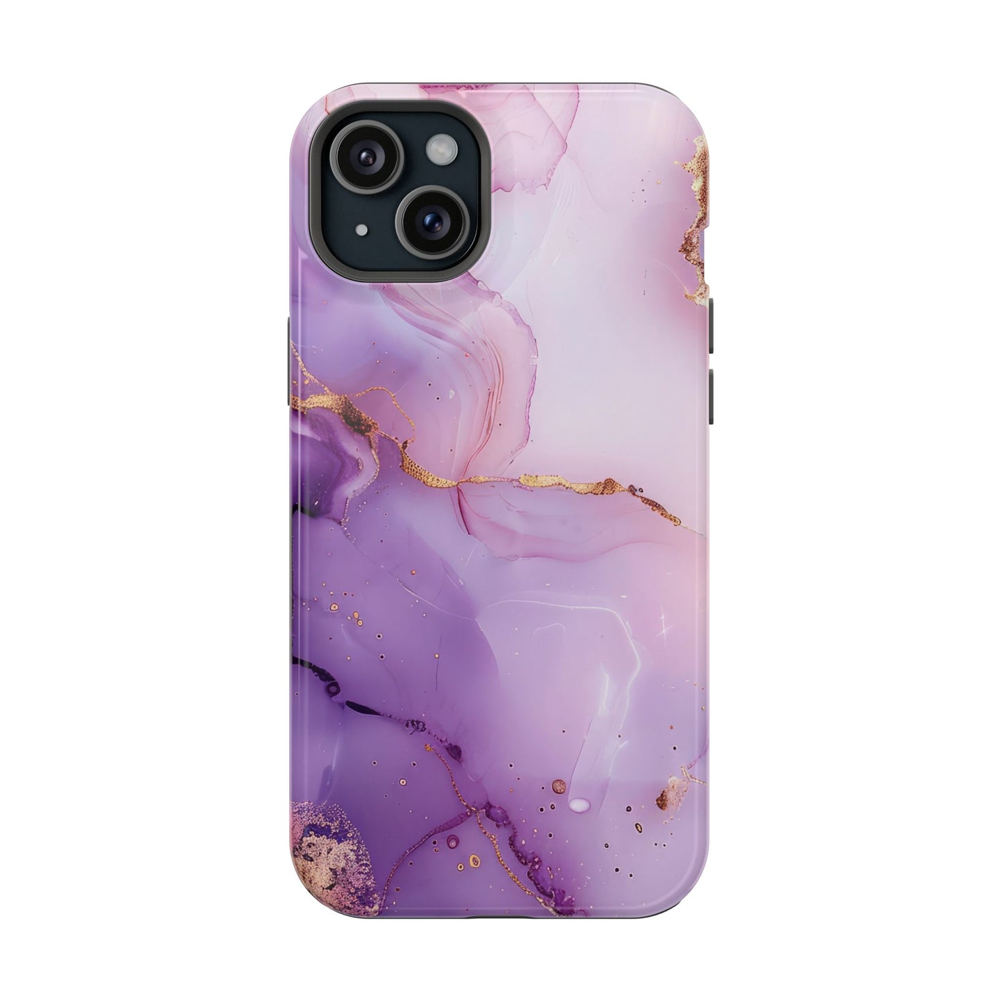 Elegant Purple Marble iPhone Case