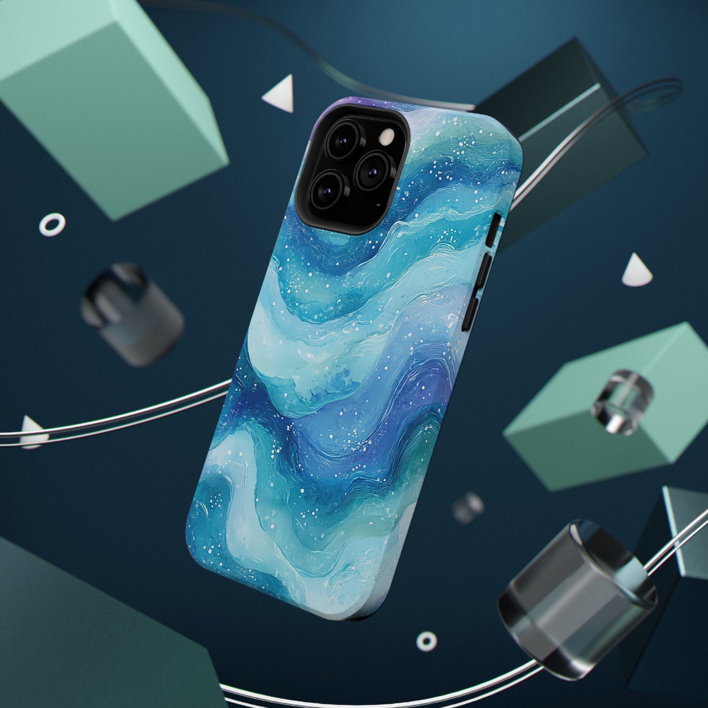 Ocean Wave Impact-Resistant Phone Case - Stylish and Durable Design