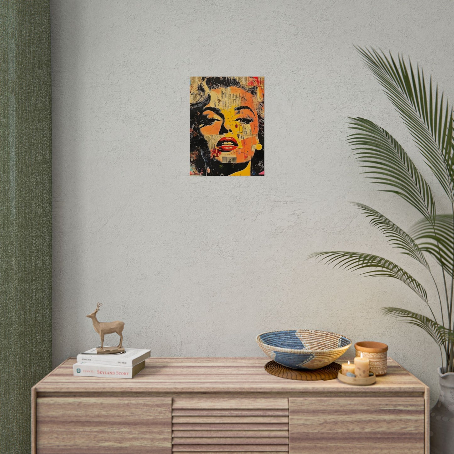 Wall Art Poster - Retro Pop Culture Woman 16, Comic Book Style