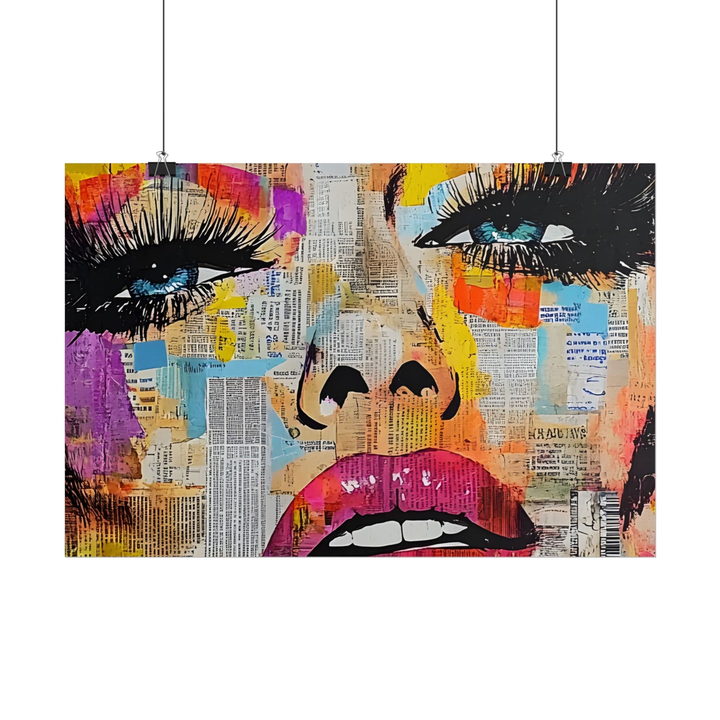 Pop Culture Woman 1 -Vibrant Art Prints, Fashion Poster,