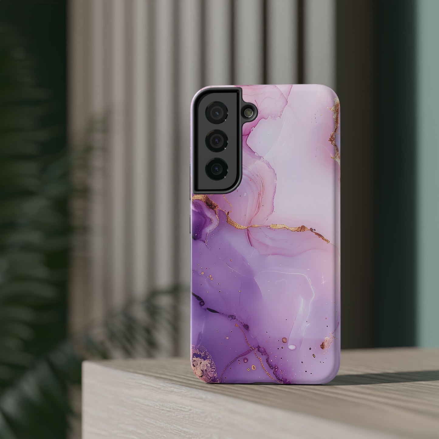 Elegant Purple Marble iPhone Case
