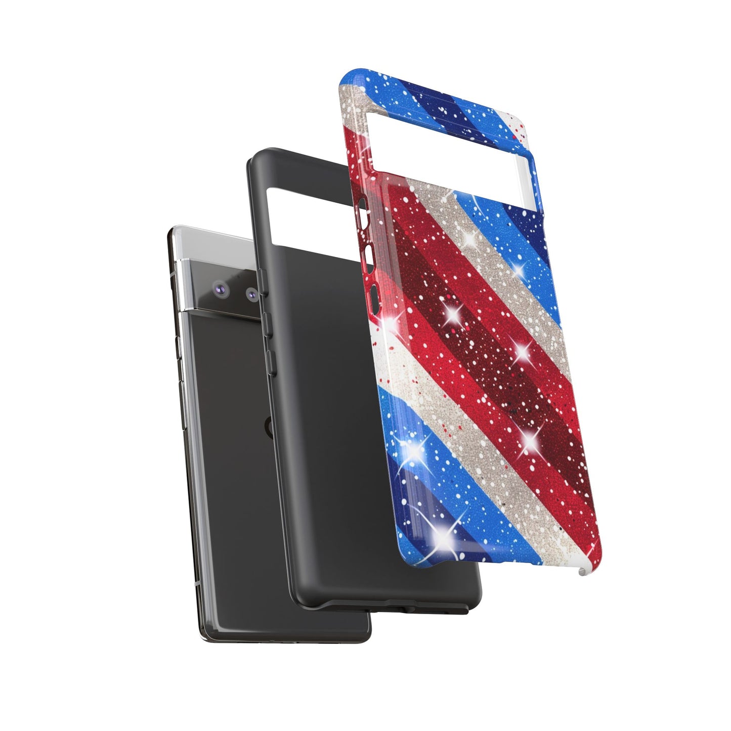 Glittery Patriotic Phone Case - Tough Cases