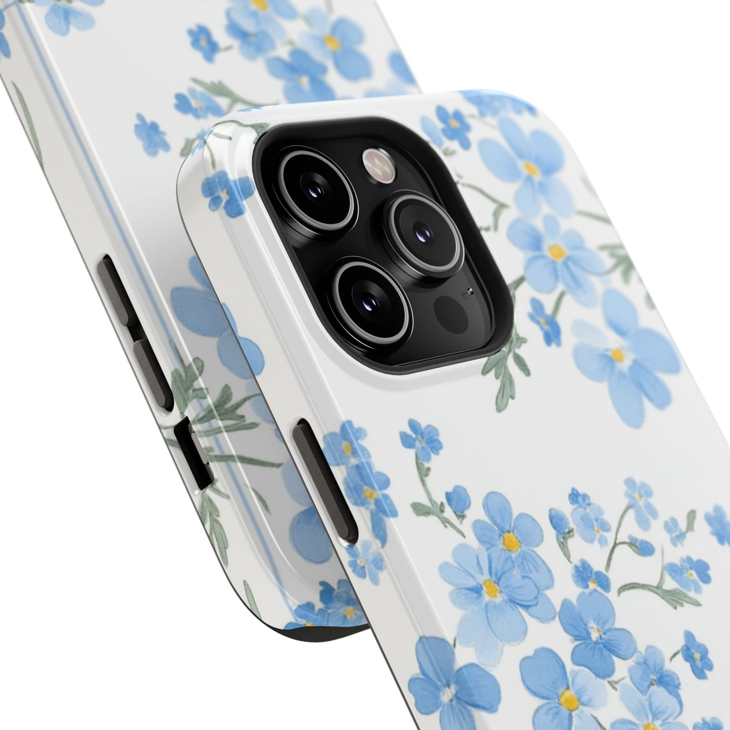 Blue Flower Design Floral Phone Case