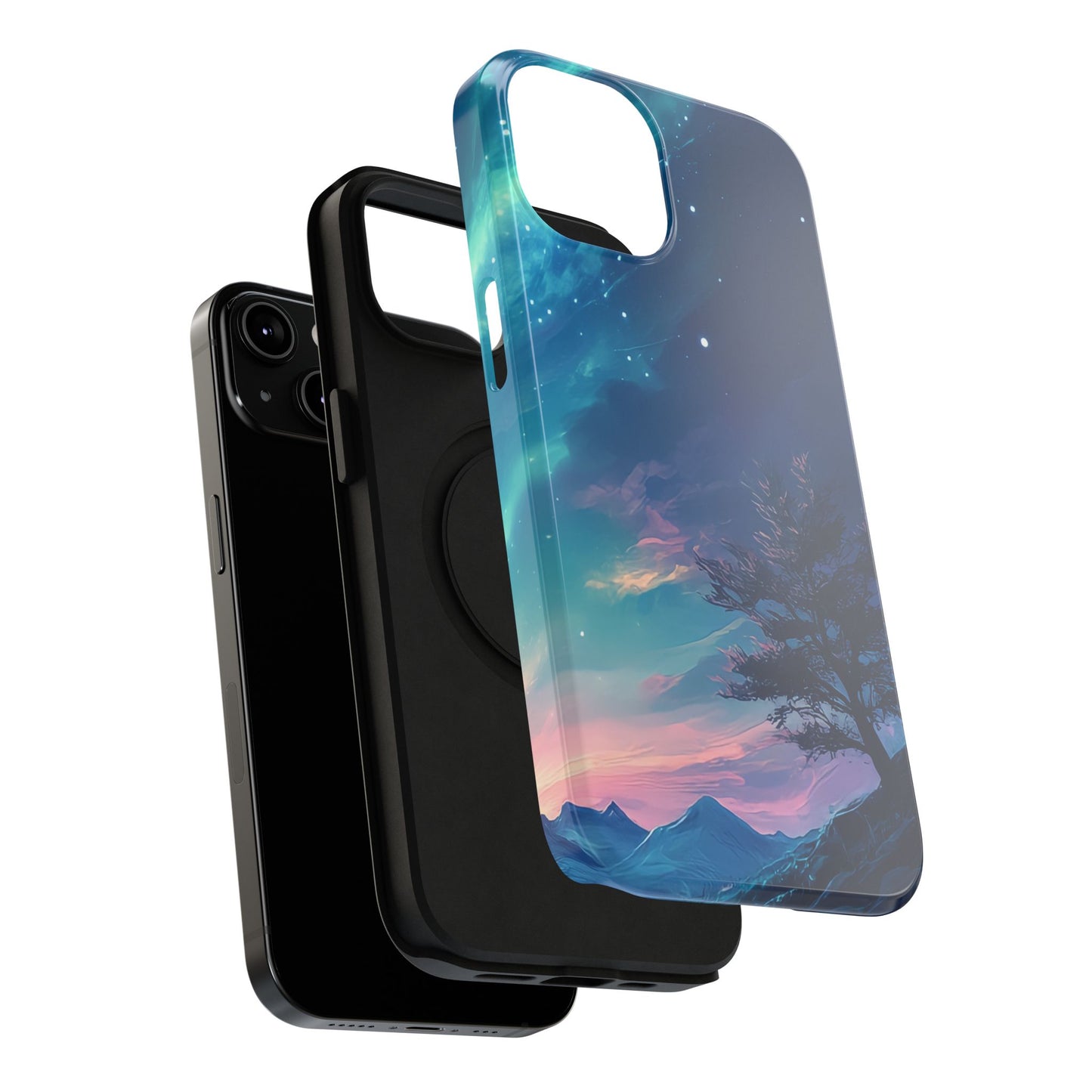 Stunning Galaxy Tree Impact-Resistant Phone Case