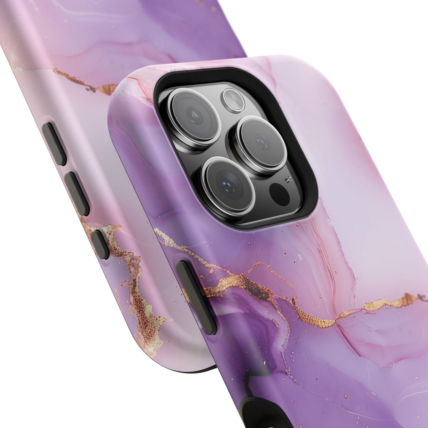 Elegant Purple Marble iPhone Case