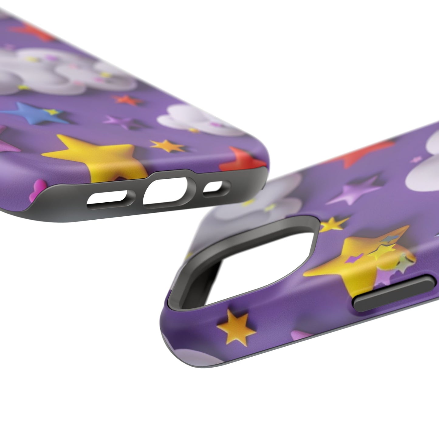 Colorful Cloud & Star Phone Case