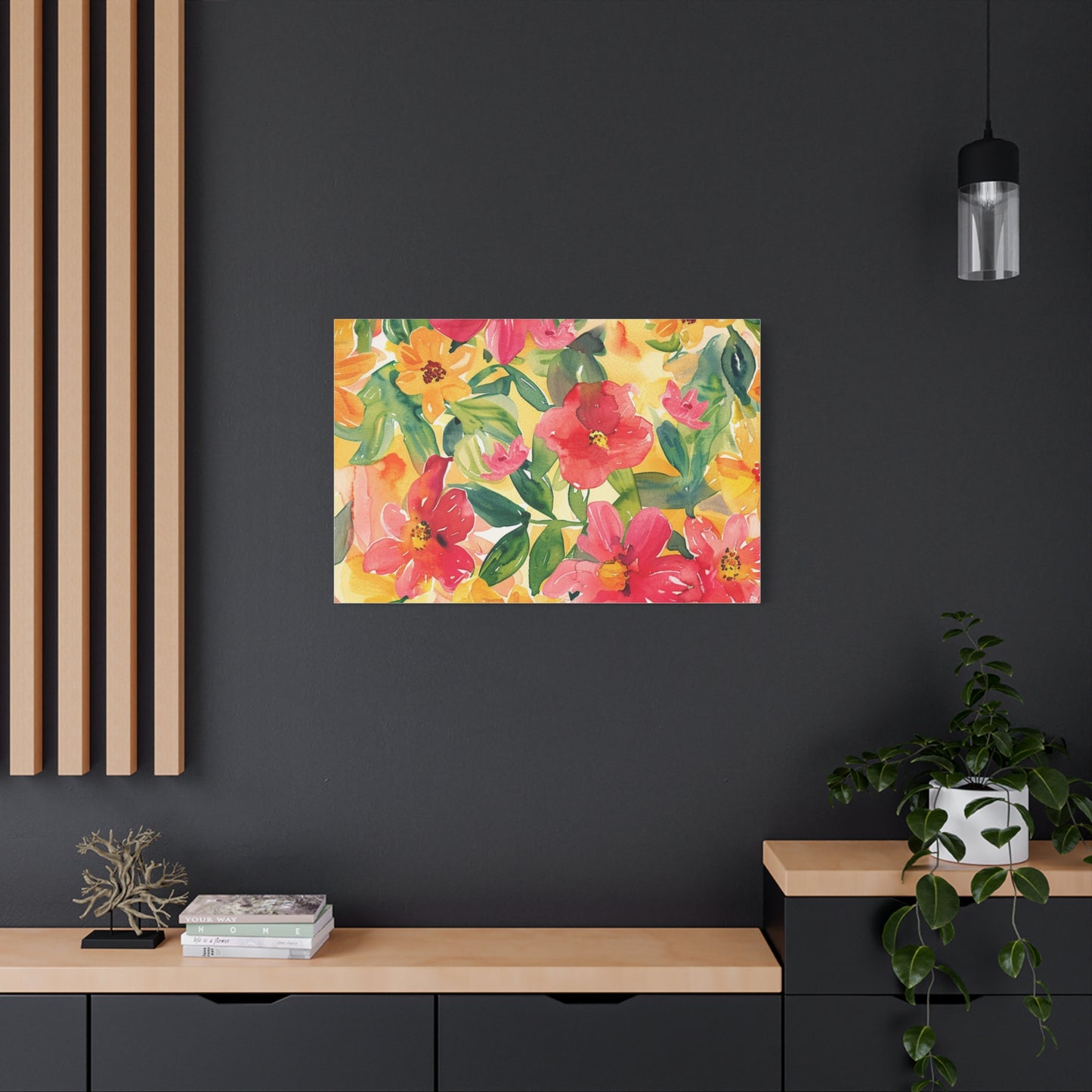Floral Matte Canvas