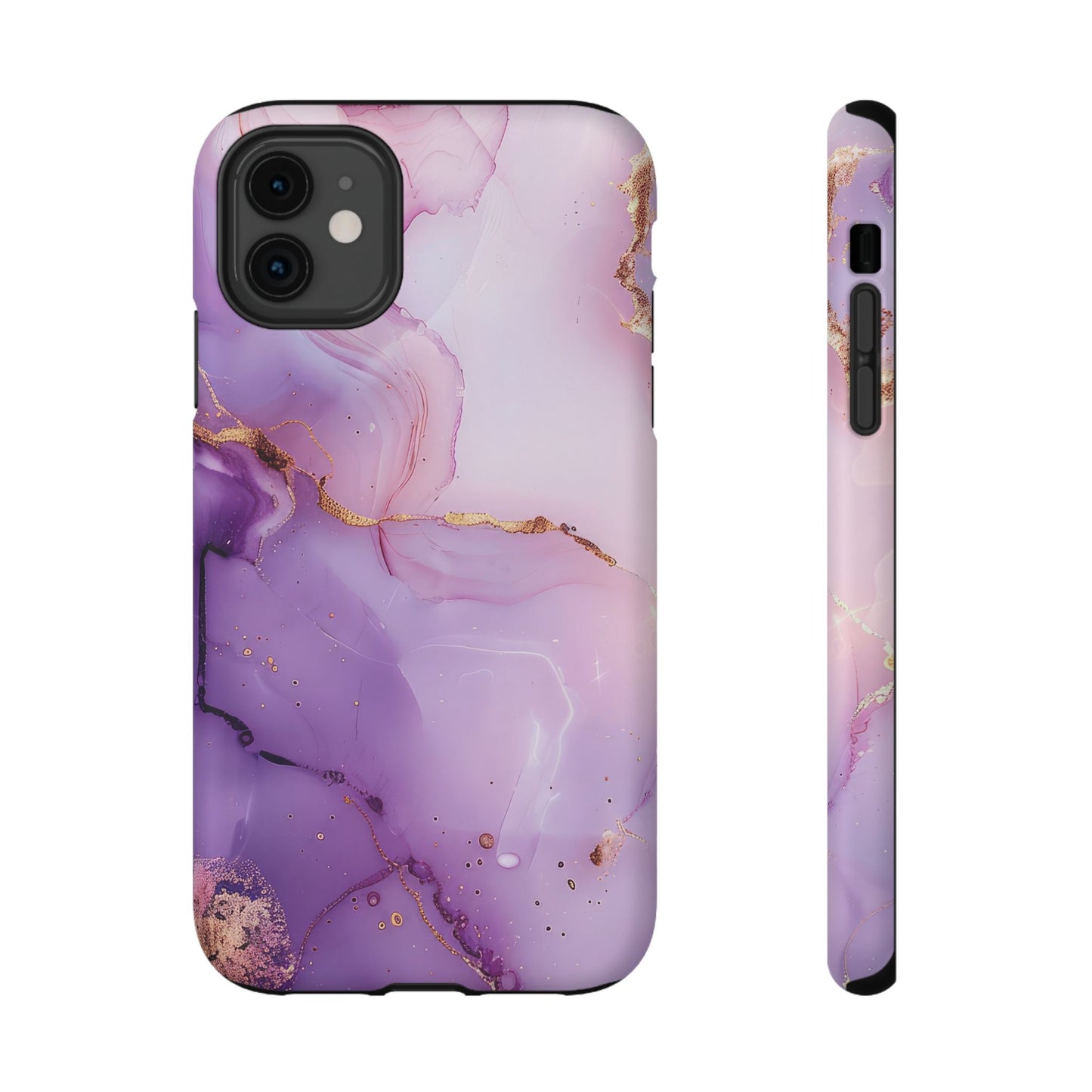 Elegant Purple Marble iPhone Case
