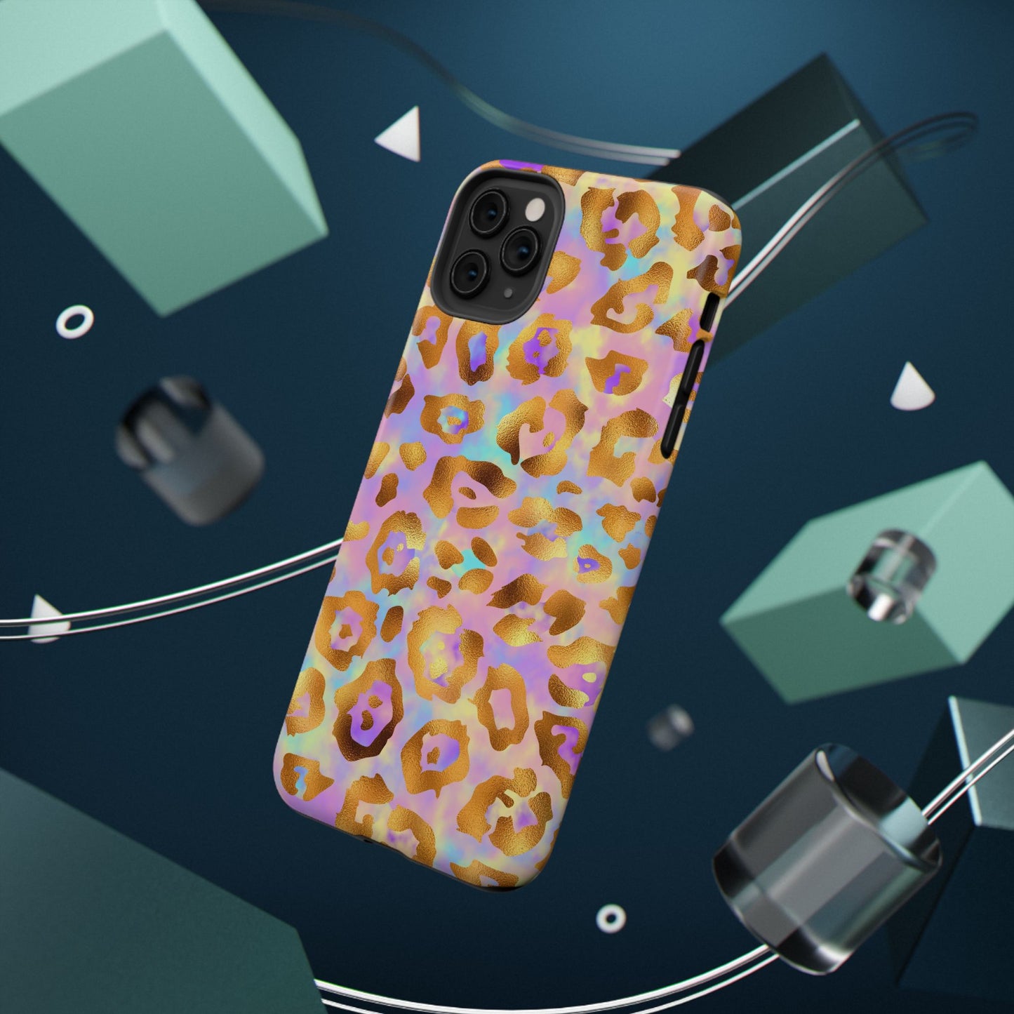 Leopard Print Impact-Resistant Phone Case