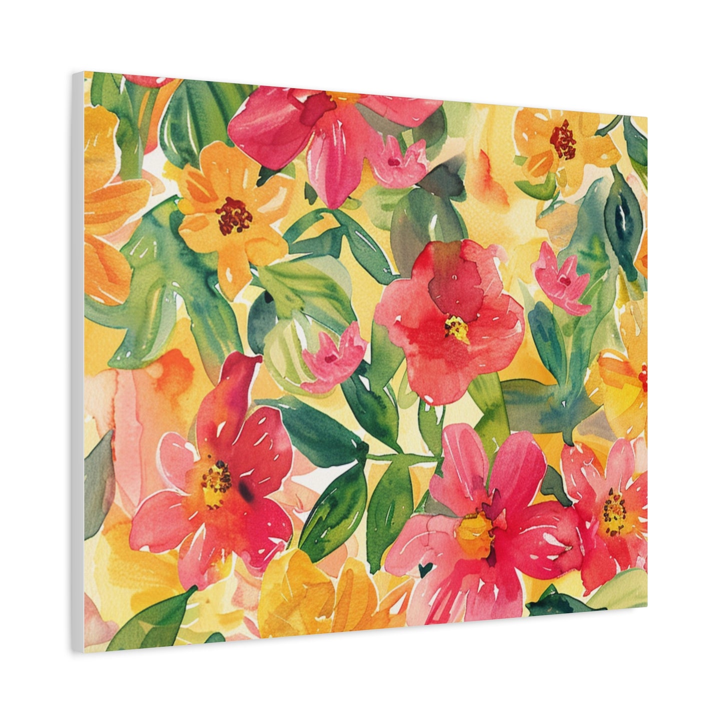 Floral Matte Canvas