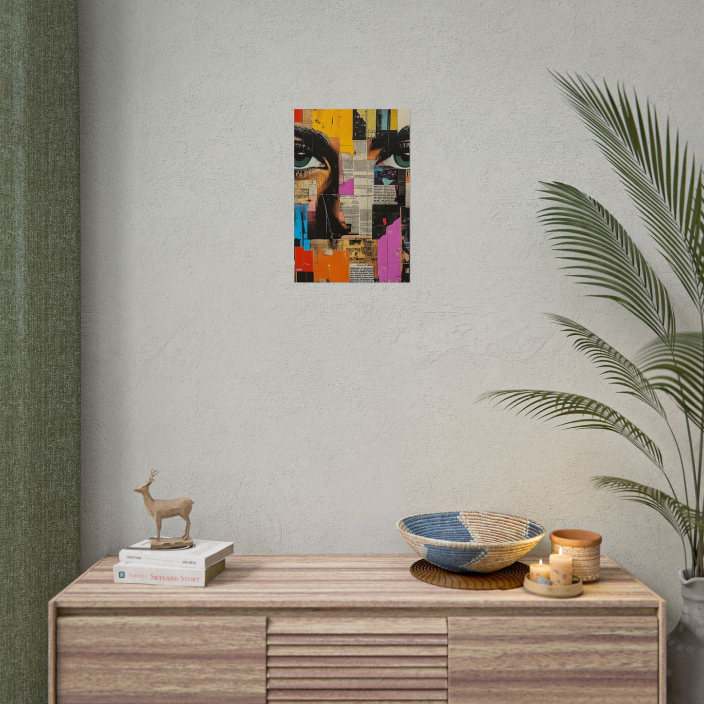 Wall Art Poster - Retro Pop Culture Woman 14 Comic Book Style