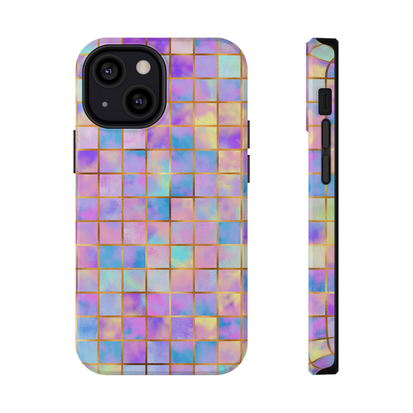 Colorful Mosaic Impact-Resistant Phone Case