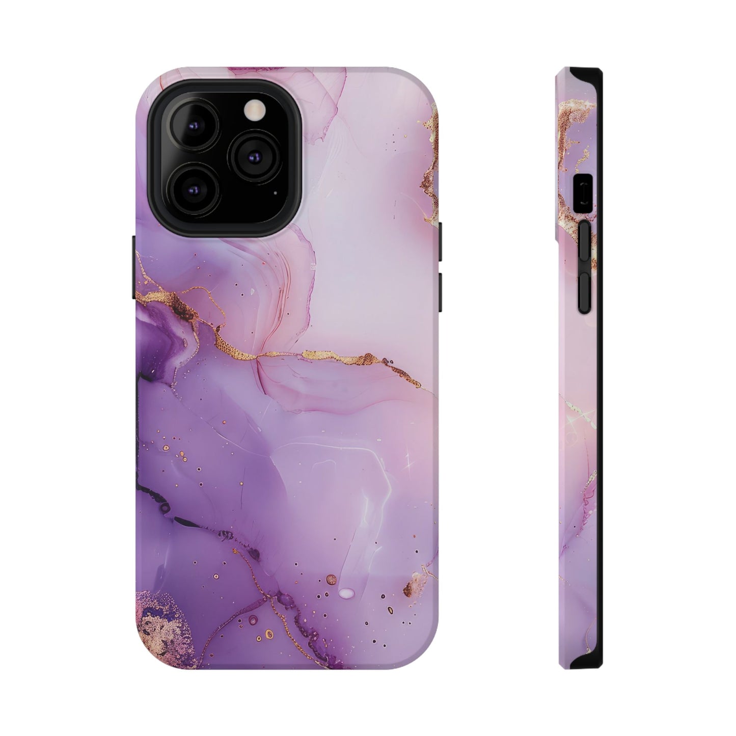 Elegant Purple Marble iPhone Case