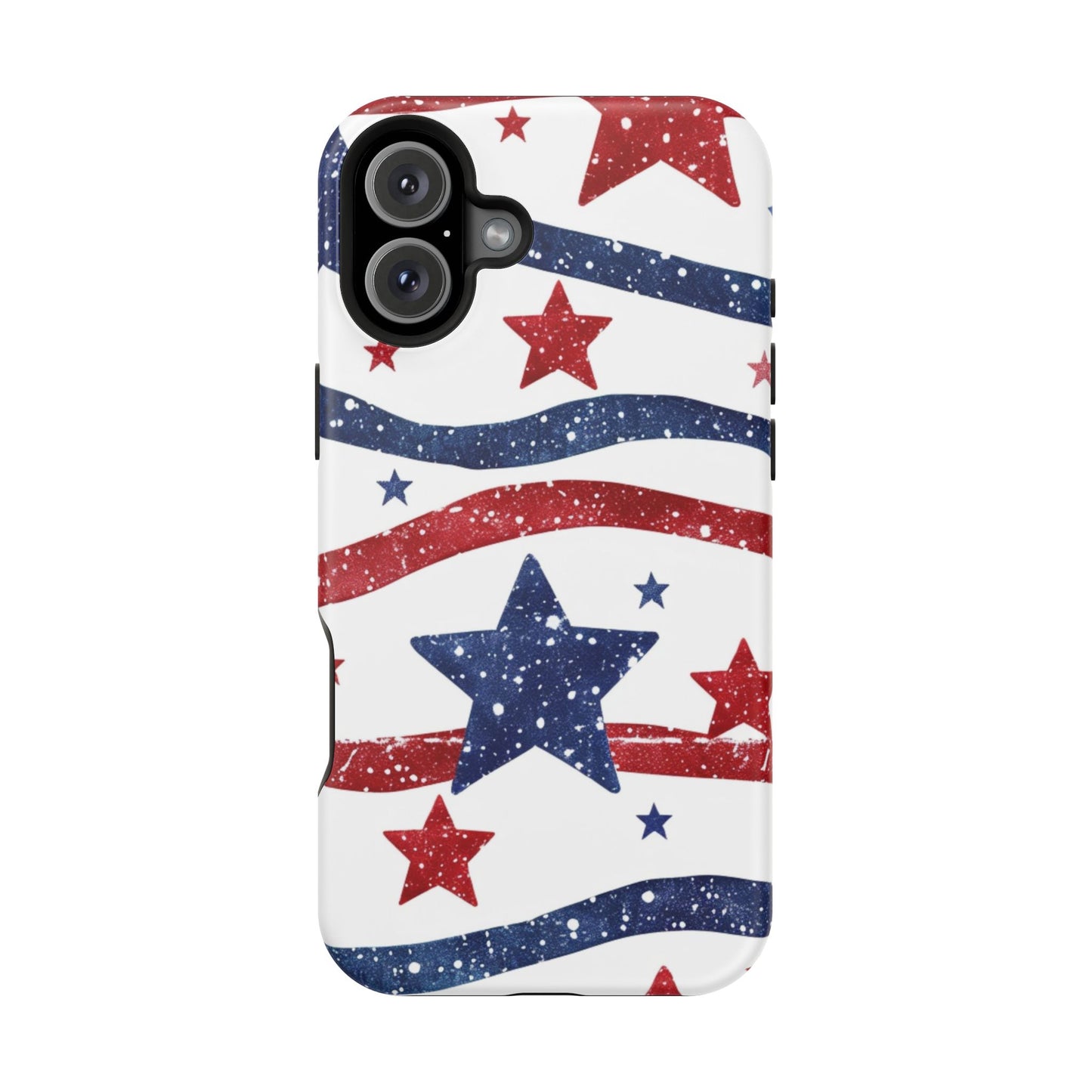 Stars & Stripes Design Impact-Resistant Phone Case