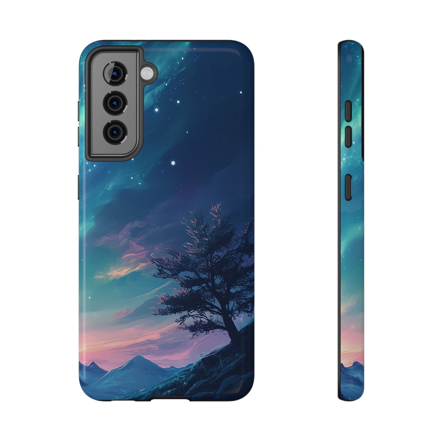 Stunning Galaxy Tree Impact-Resistant Phone Case