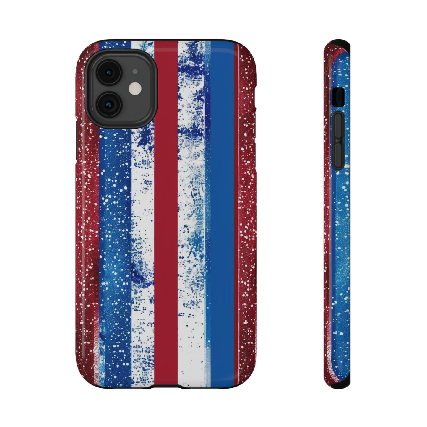Patriotic Stripes Impact-Resistant Phone Case