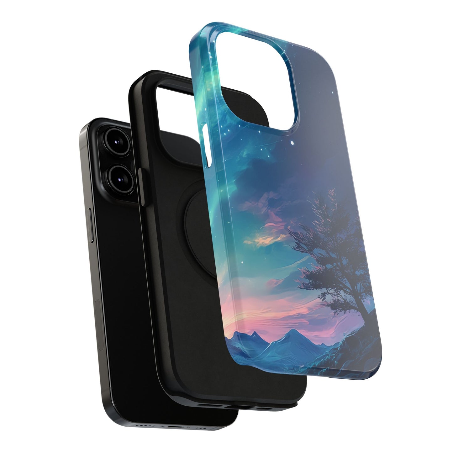 Stunning Galaxy Tree Impact-Resistant Phone Case