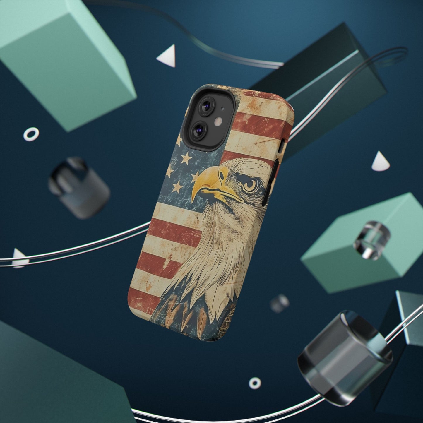 Eagle American Flag Phone Case
