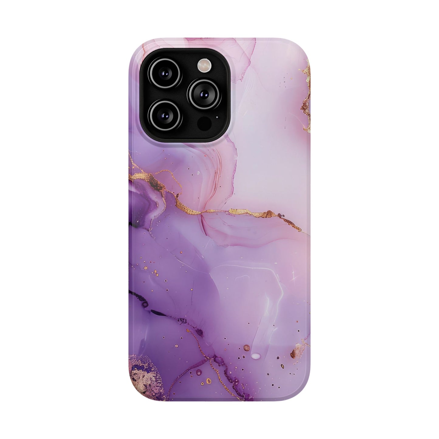 Elegant Purple Marble iPhone Case