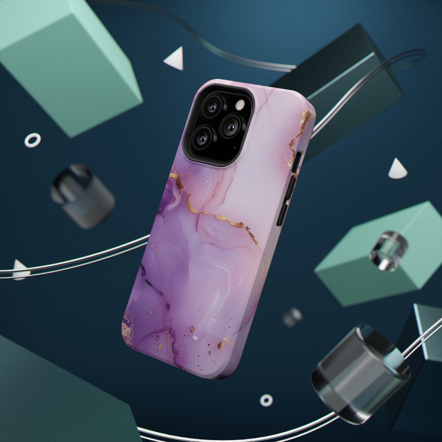 Elegant Purple Marble iPhone Case