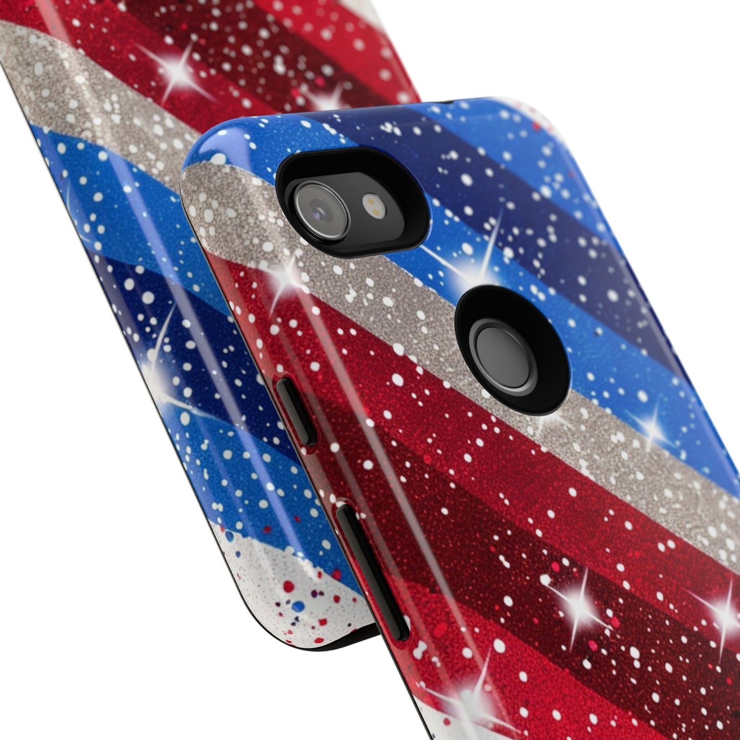 Glittery Patriotic Phone Case - Tough Cases