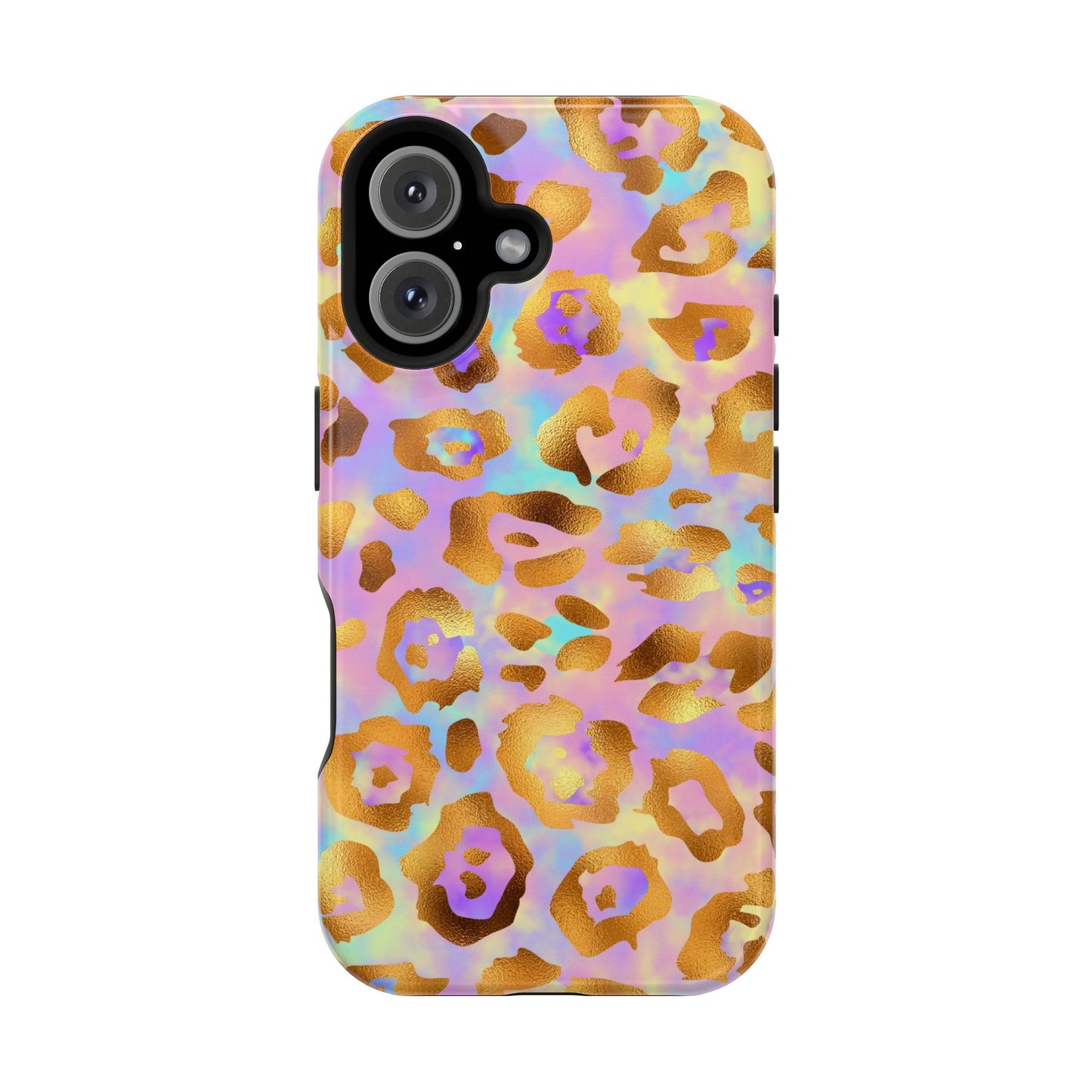 Leopard Print Impact-Resistant Phone Case