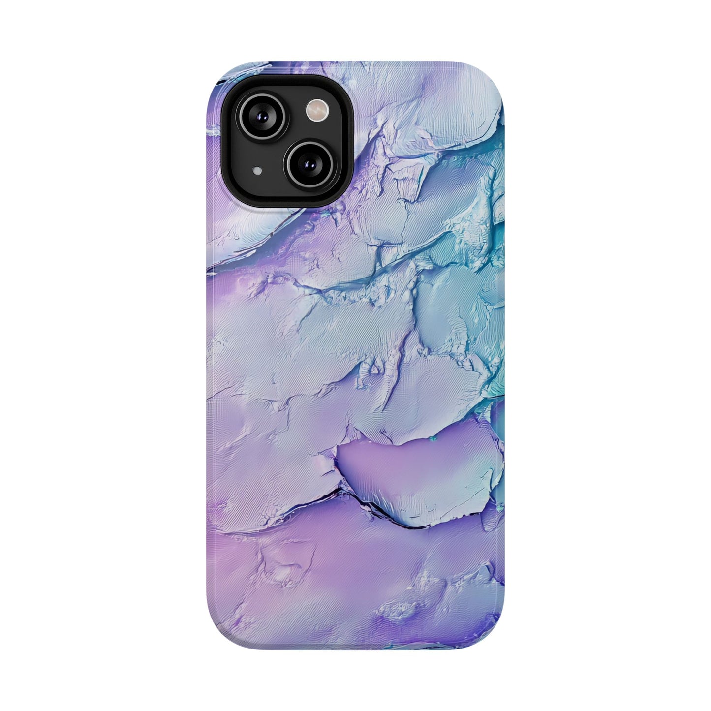 Vibrant Impact-Resistant Phone Case - Colorful Texture Design