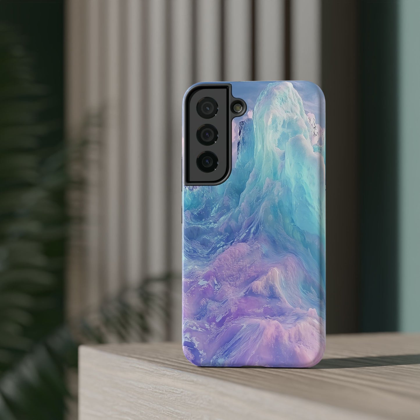 Phone Case - Colorful Abstract Waves Design