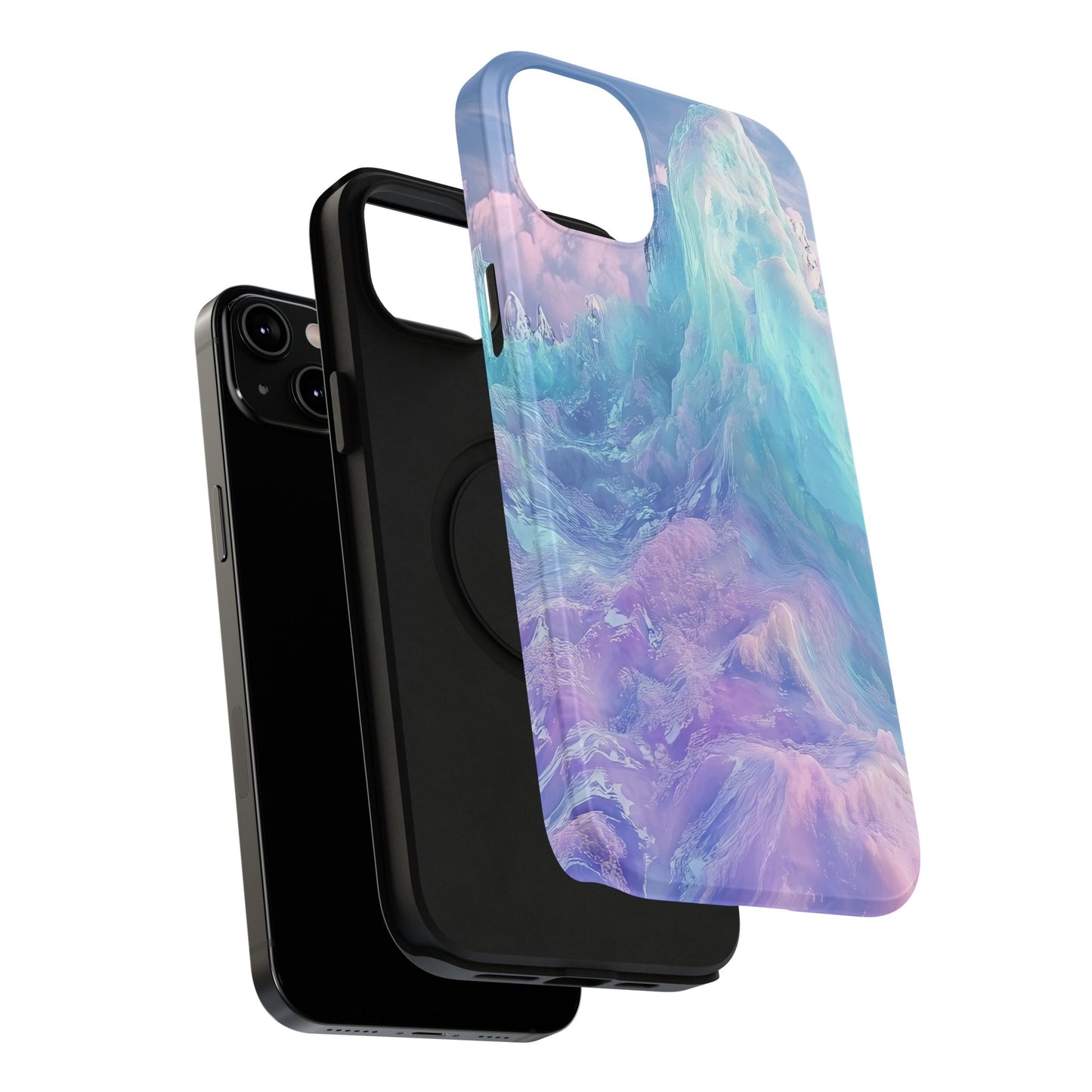 Phone Case - Colorful Abstract Waves Design