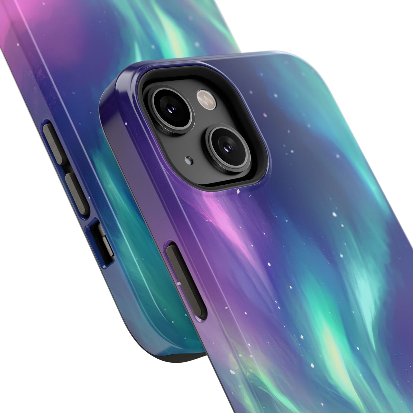 Aurora Borealis Impact-Resistant Phone Case - Colorful Northern Lights Design-2