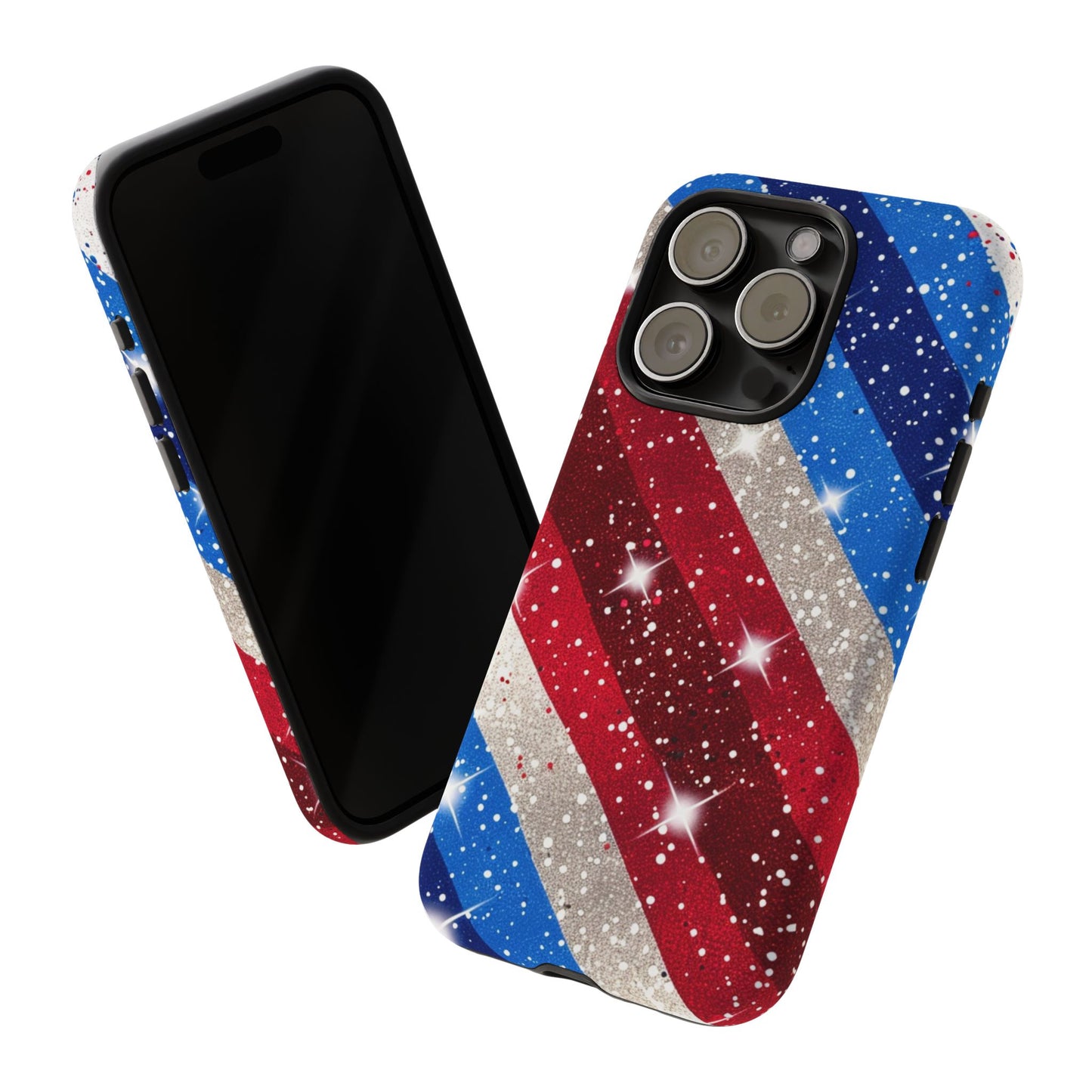 Glittery Patriotic Phone Case - Tough Cases