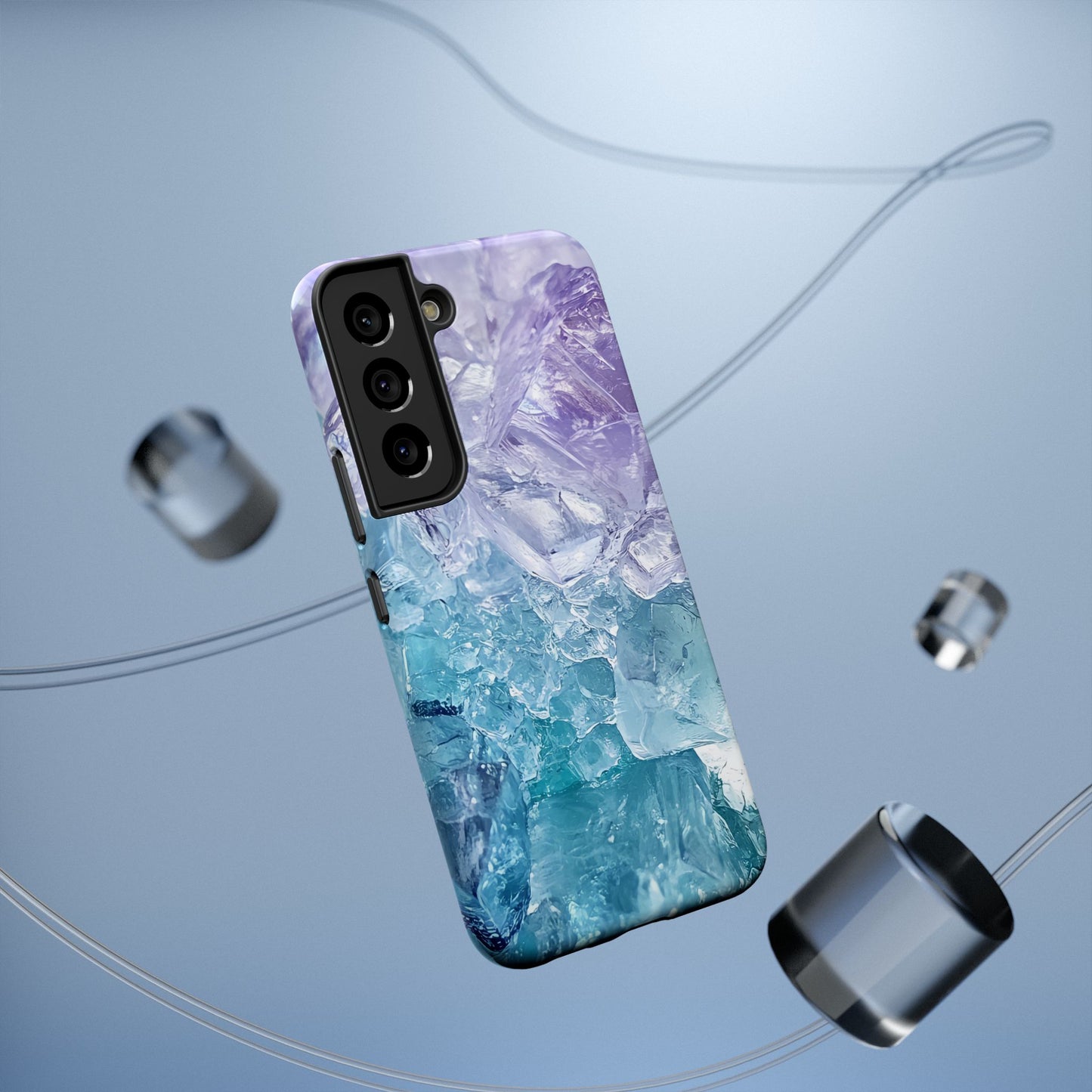 Crystal-Patterned Impact-Resistant Phone Case | Stylish Protection for Adventurers