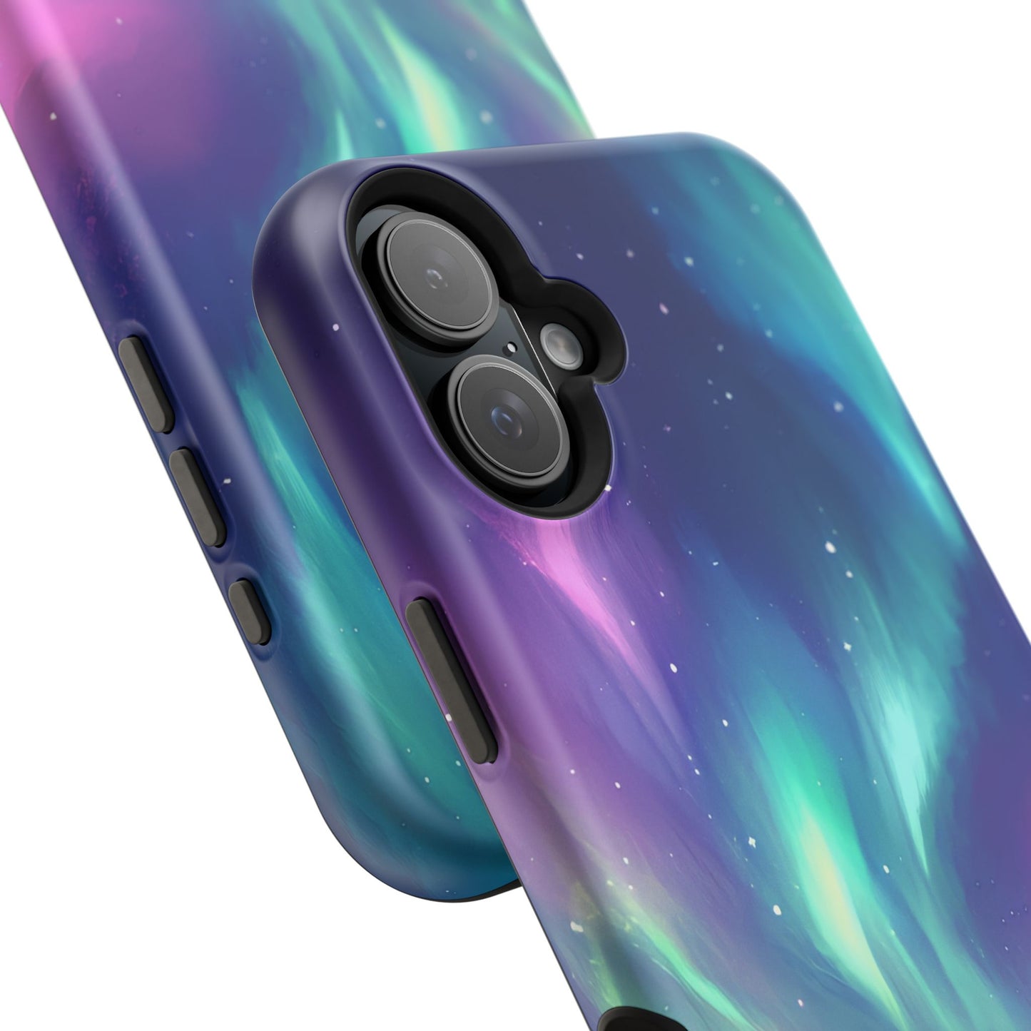 Aurora Borealis Impact-Resistant Phone Case - Colorful Northern Lights Design-2
