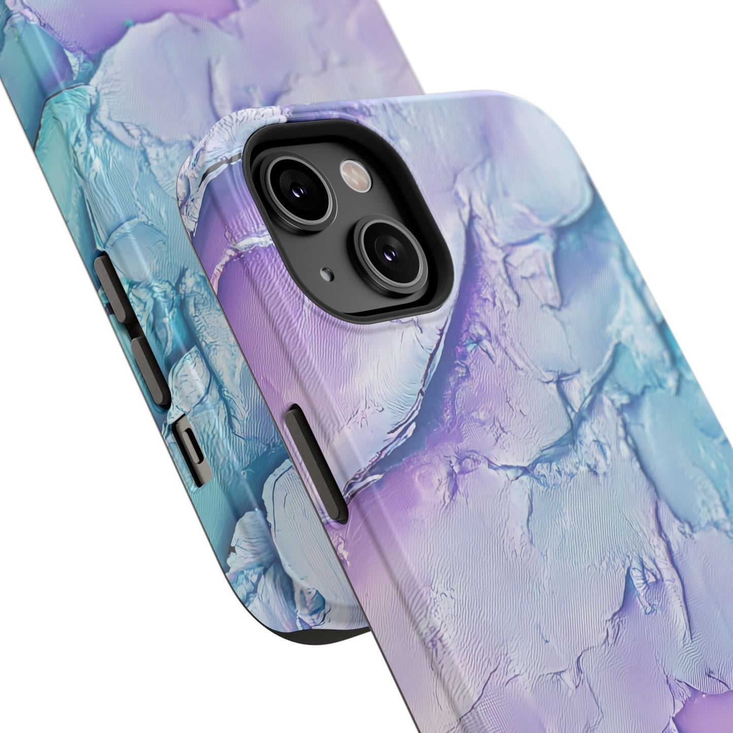 Vibrant Impact-Resistant Phone Case - Colorful Texture Design