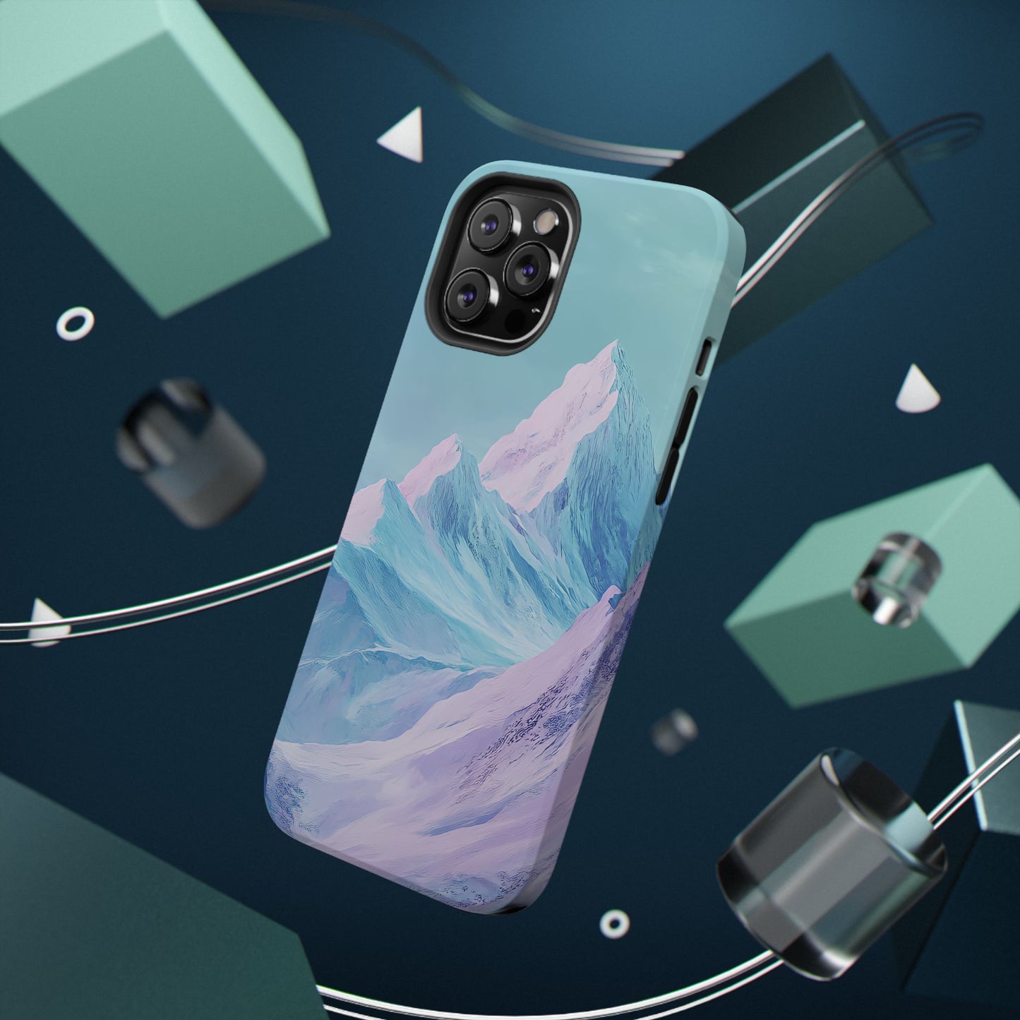 Mountain Landscape Phone Case - Impact-Resistant Protection for Nature Lovers